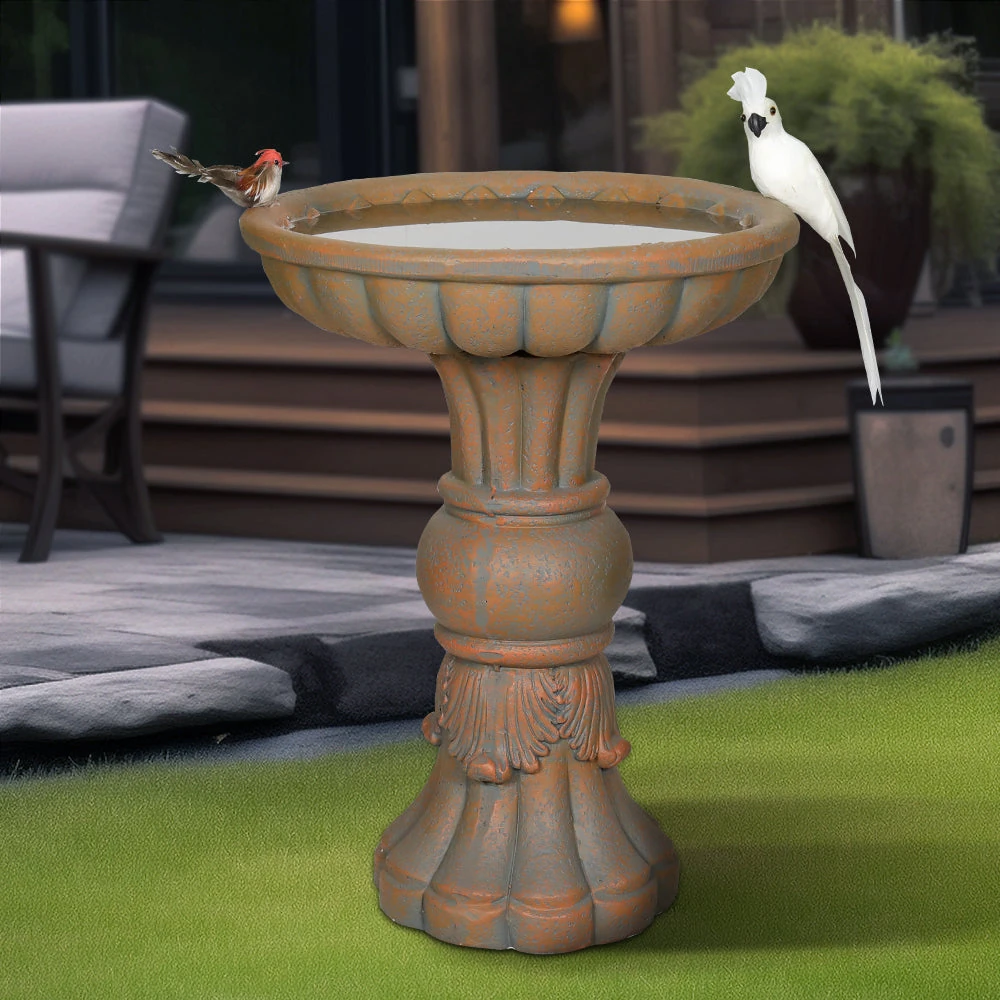concrete bird bath bowls only classical architectural style