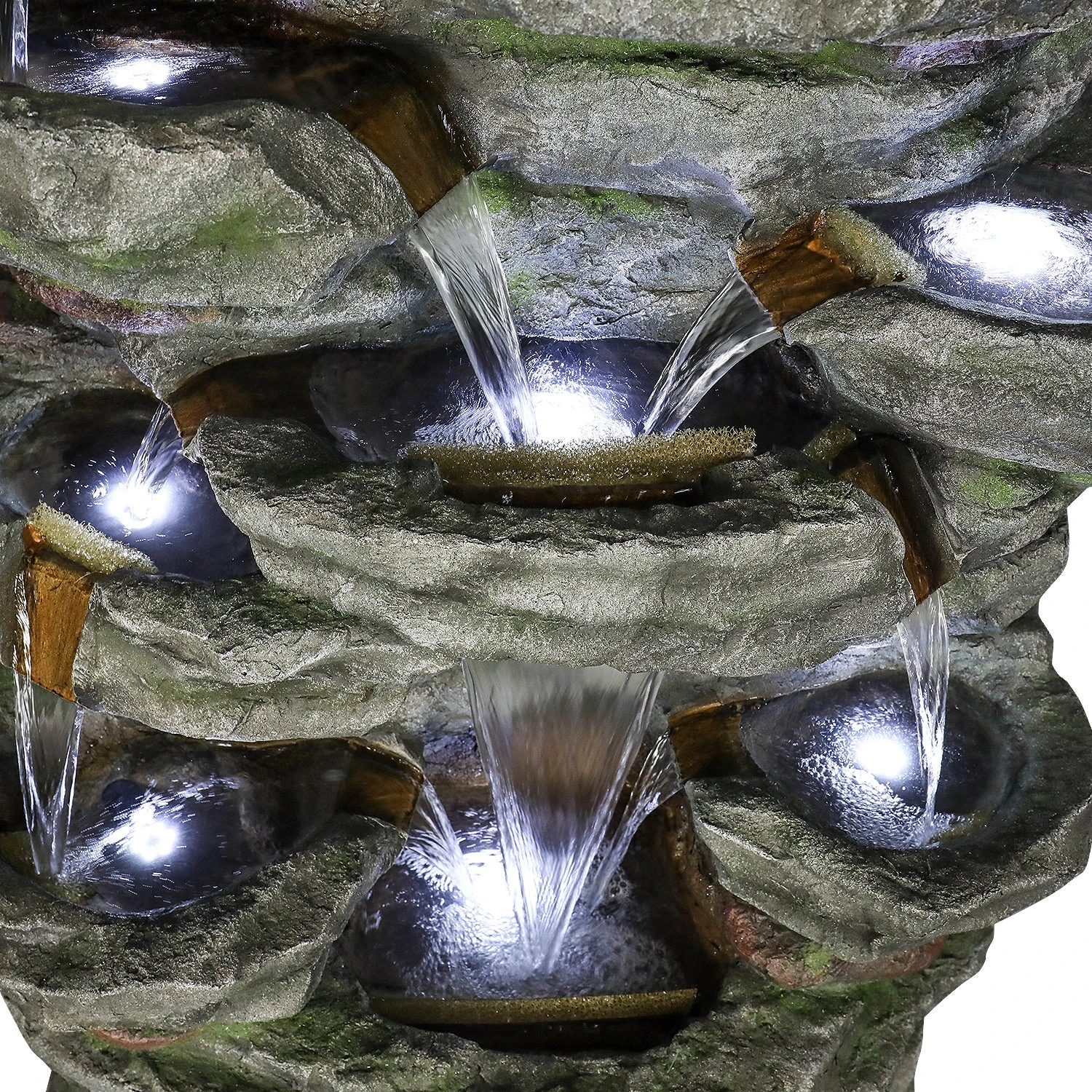 concrete squirrel bird bath - Comparison chart showing concrete vs ceramic vs plastic vs copper bird bath features