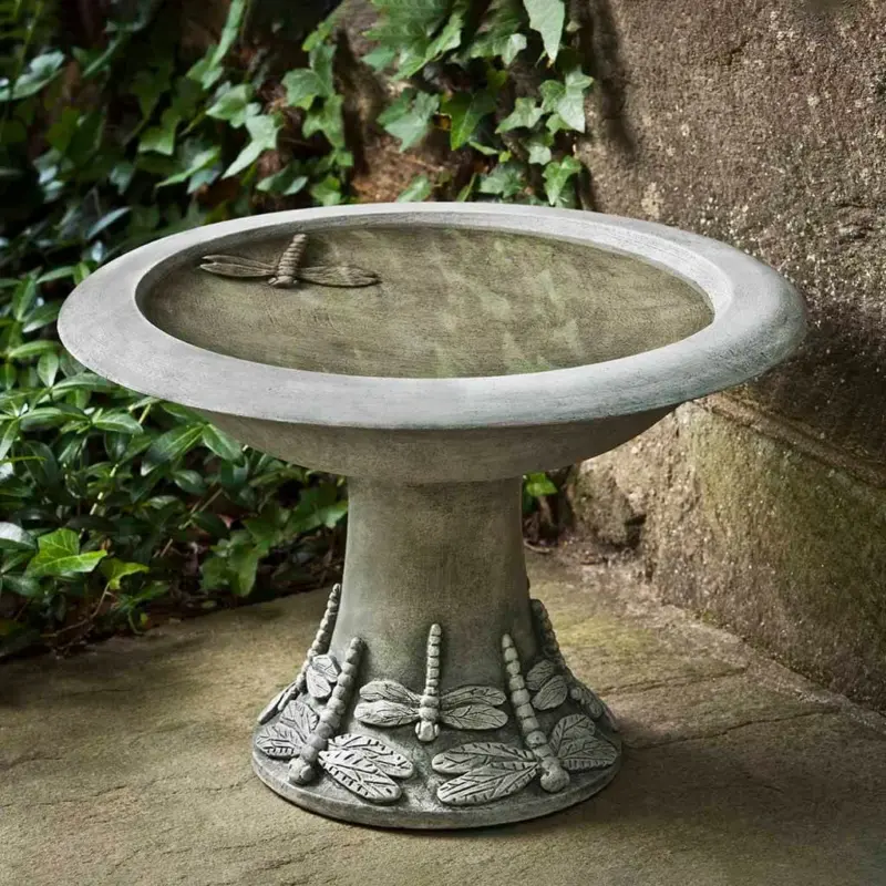 Dragonfly Birdbath - Small Custom Brand