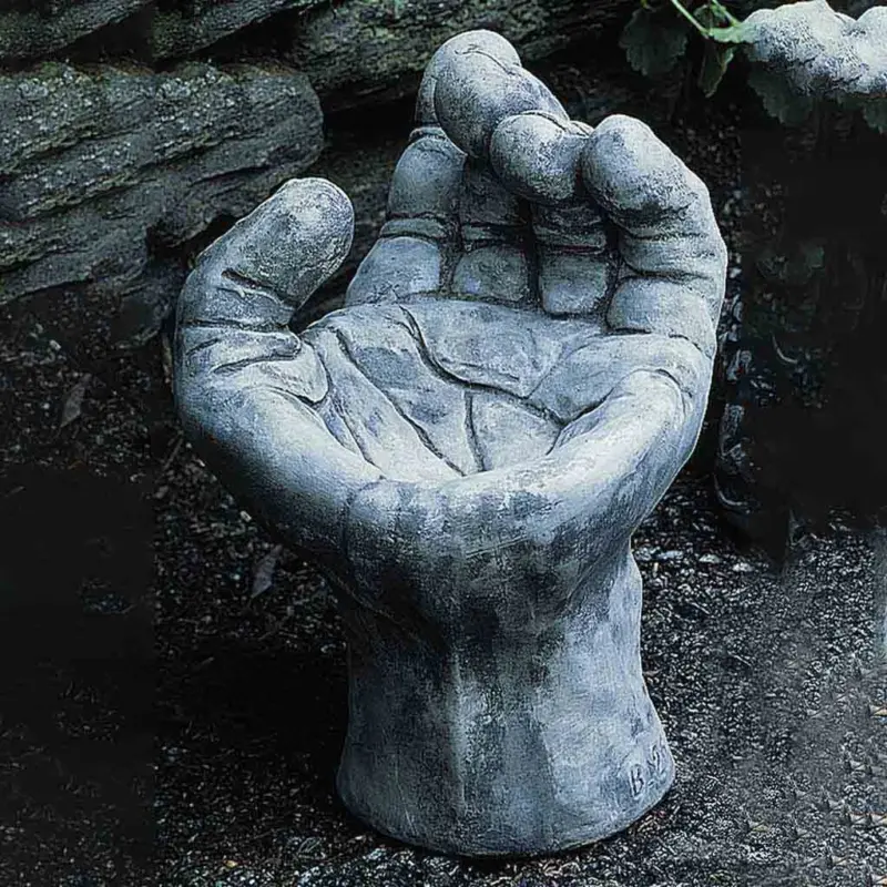 Mano Cast Stone Birdbath Custom Brand IS100